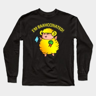 Vaccinated Happy Sheep Long Sleeve T-Shirt